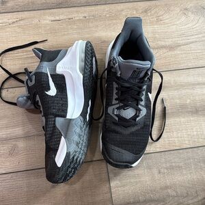 Nike Air Max Black and Gray Athletic Shoes